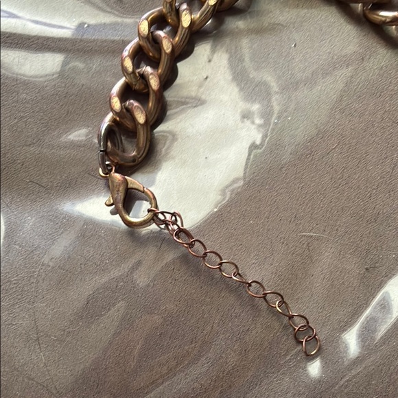 Women’s Chunky Gold Chain Necklace - Picture 2 of 4